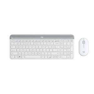 LOGITECH MK470 Wireless Desktop US bela tastatura + miš