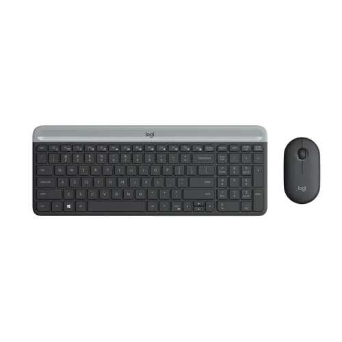 LOGITECH MK470 Wireless Desktop YU Graphite tastatura + miš